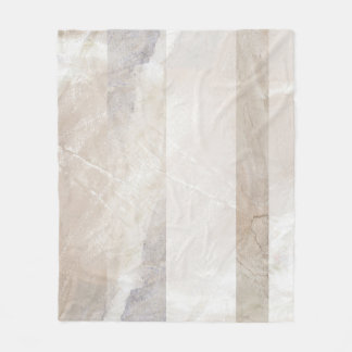 Zacht neutraal geometrisch gestreept abstract deke fleece deken