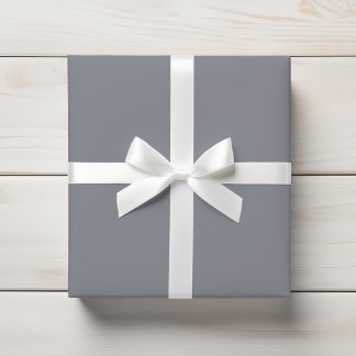 Zacht neutraal grijs Elegant Solid Cadeaupapier