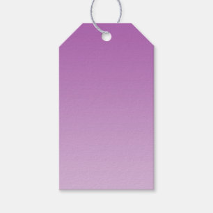 Zacht Paarse ombre Cadeaulabel