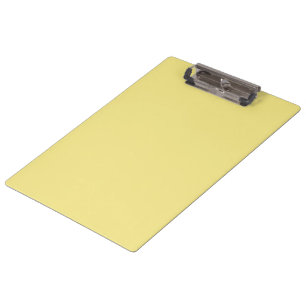 Zacht pastelgeel decor klaar om aan te passen klembord