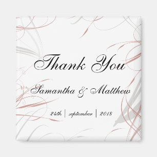 Zacht Roos en Grijze bloederij Magneet