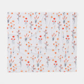  zacht Roos Fleece Deken (Voorkant (Horizontaal))