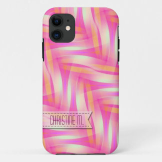 Zacht roze Abstracte droompatronen iPhone 5 Hoesje