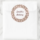 Zacht Roze Dierenprint Stickers (Tas)