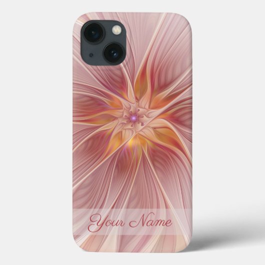 Zacht roze droombeeld Abstracte fractal Art Flower Case-Mate iPhone Case (Achterkant)