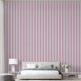 Zacht Roze Herringbone Varens Gestreept Patroon Behang