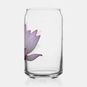 Zacht roze Lotus Flower Wedding Blikvorm Glas (Links)