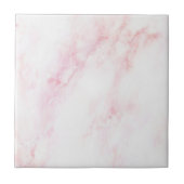 Zacht roze marmeren textuur tegeltje (Voorkant)