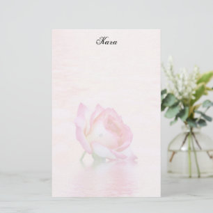 Zacht Roze Rose Stationery Briefpapier