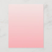 Zacht roze verloop flyer (Achterkant)