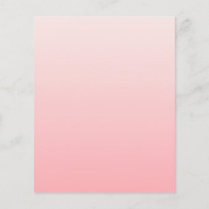 Zacht roze verloop flyer