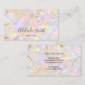 zacht roze Visitekaartje (Voorkant / Achterkant)