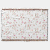Zacht roze Waterverf ventilatorpatroon Deken (Voorkant)