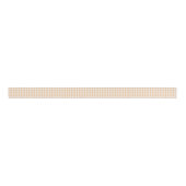 Zacht Sinaasappel en wit Gingham Grosgrain lint (Voorkant)