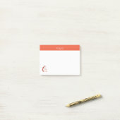 Zacht Sinaasappel, ik voel me knitty. Post-it® Notes (Op bureau)