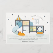 Zacht Speelcentrum Indoor Jungle Gym Kinderverjaar Bedankkaart (Voorkant / Achterkant)