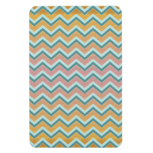 Zacht warme kleuren ZigZag Magneet