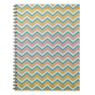 Zacht warme kleuren ZigZag Notitieboek