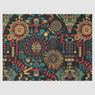 Zacht wit "Heritage-Inspired Patterns" Gift Tissu Tissuepapier