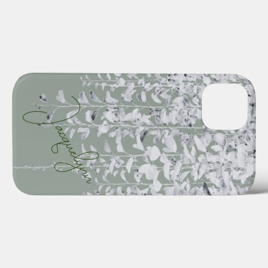  Zacht Zilver Hanging Wisteria Case-Mate iPhone Case (Achterkant (horizontaal))