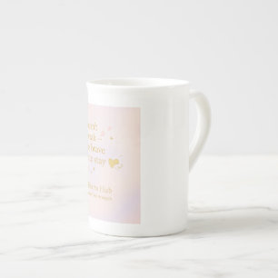 Zachtaardige Moed – Pastelkleurige Inspirerende Mo Porselein Kop