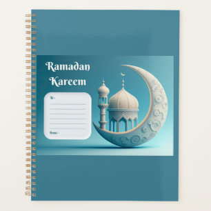 Zachtaardige Waterverf Moskee Ramadan Sereniteit Planner