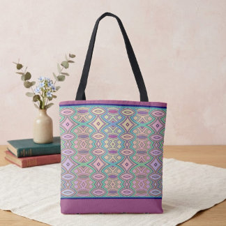 Zachtdiamant & ovale symmetrie totebag draagtas