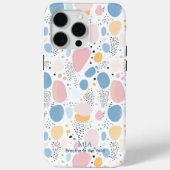 Zachtdichte Pastel Kiezelpatroon Case-Mate iPhone Case (Achterkant)