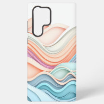 Zachtdruppelige 3D Abstracte Golflijnen