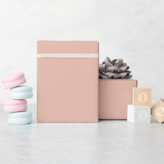 Zachte Abrikozenroze Effen Cadeaupapier