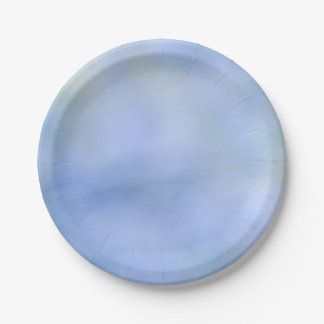 Zachte Abstract Blauw Geel Patroon Palo Verde Papieren Bordje