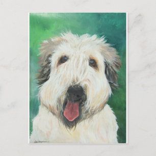 Zachte afbeeldingen van terriehonden briefkaart