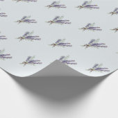 Zachte aquarel Lavendel Cadeaupapier (Hoek)