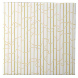 Zachte avy gestreept tegeltje