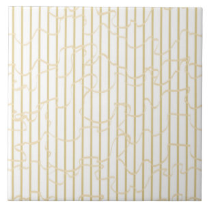 Zachte avy gestreept tegeltje