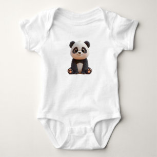 Zachte Babypanda Bodysuit