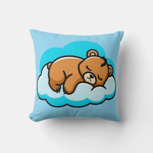 ☁️🐻 Zachte Beer op Wolk Knus Decor Cadeau ✨ Kussen