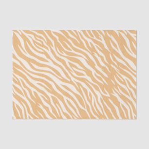 Zachte Beige Witte Neutrale Tijgerstreep Decoupage Tissuepapier