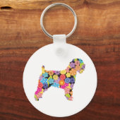 Zachte beklede wielrenner sleutelhanger (Voorkant)