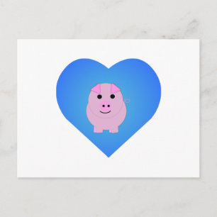 Zachte Biggetjes Liefde Feestdagenkaart