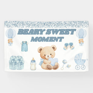 ZACHTE BLAUWE CONFETTI 3' X 5' BEER JONGEN BABY S SPANDOEK