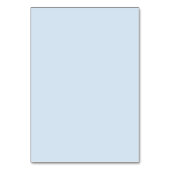 Zachte Blauwe Elegante Trouwkaart voor Gast Tafel Kaart (Achterkant)