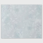 Zachte blauwe, moderne Waterverf Abstracte sneeuw Cadeaupapier (Vlak)