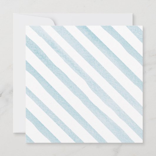 Zachte Blauwe Pompoen Is Twee Verjaardag Rustieke Kaart (Achterkant)