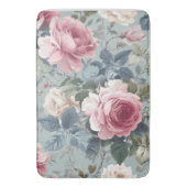 Zachte bloei Open Rozen Waterverf Badmat (Voorkant Verticaal)