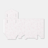 Zachte bloei (roze) | Wit) Bedankdoosjes (Uitgevouwen)