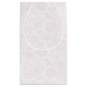 Zachte bloei (roze) | Wit) Klein Cadeauzakje (Achterkant)