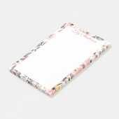 Zachte bloem post-it® notes (Schuin)