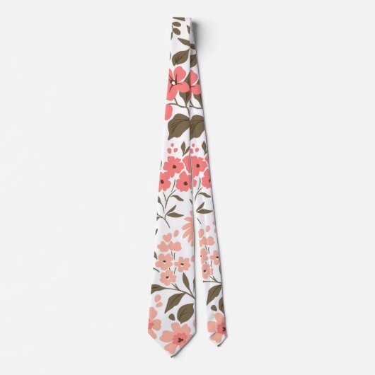 Zachte Bloemendromen Stropdas (Voorkant)