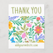 Zachte bloemrijke natuur bedankt voor uw aankoop (Voorkant)